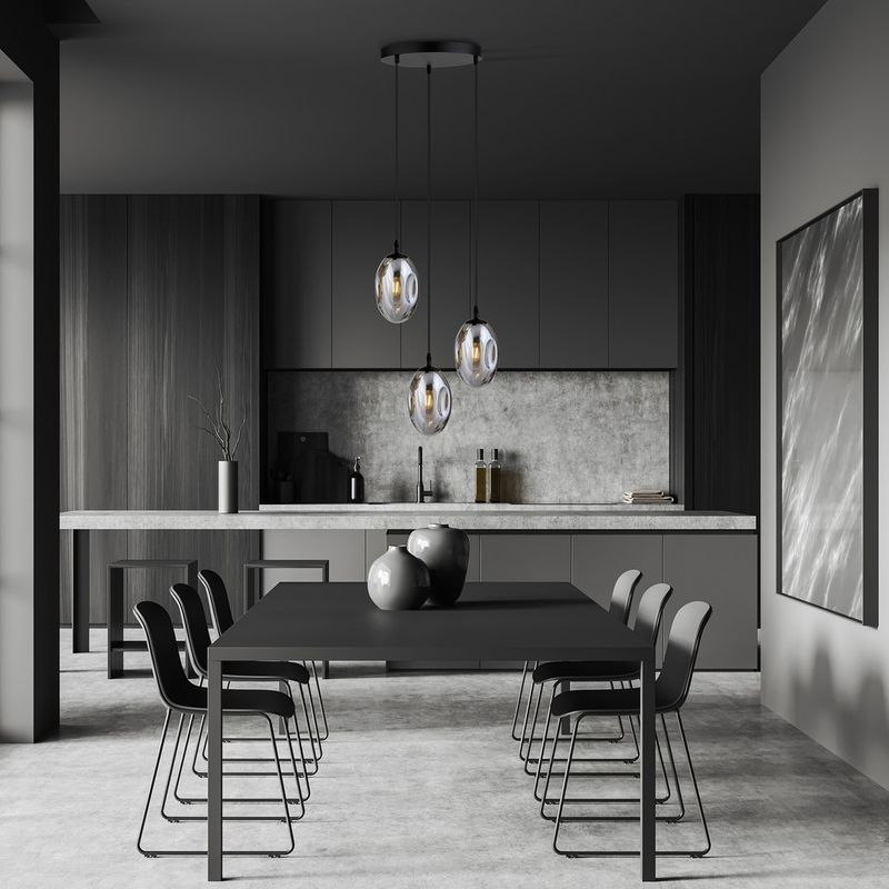 Emibig Lighting Taklampa ASTRAL 3 BL PREMIUM GRAFIT