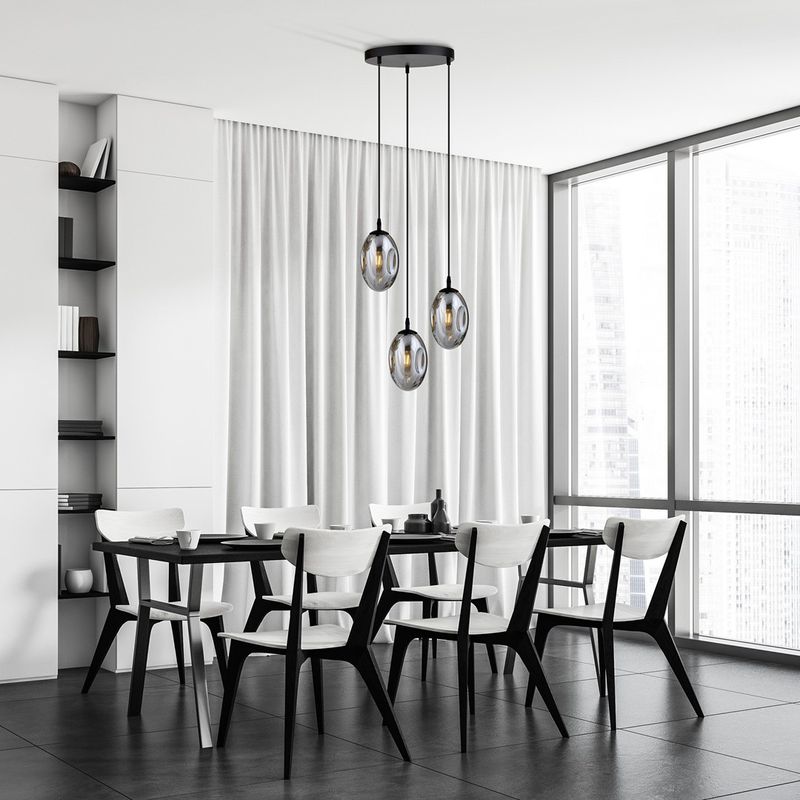 Emibig Lighting Taklampa ASTRAL 3 BL PREMIUM GRAFIT