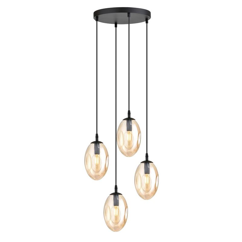 Emibig Lighting Taklampa ASTRAL 4 BL PREMIUM HONUNGSFÃ„RGAD