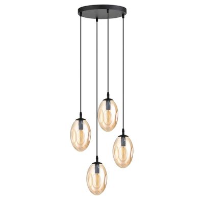 Emibig Lighting Taklampa ASTRAL 4 BL PREMIUM HONUNGSFÃ„RGAD