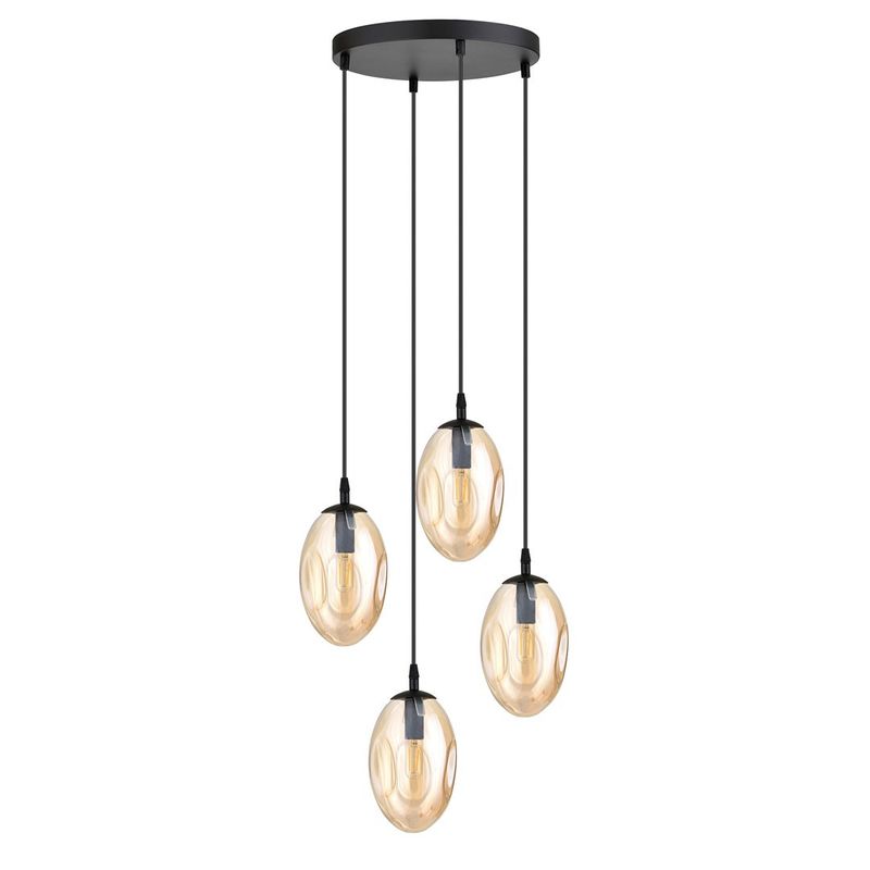 Emibig Lighting Taklampa ASTRAL 4 BL PREMIUM HONUNGSFÃ„RGAD