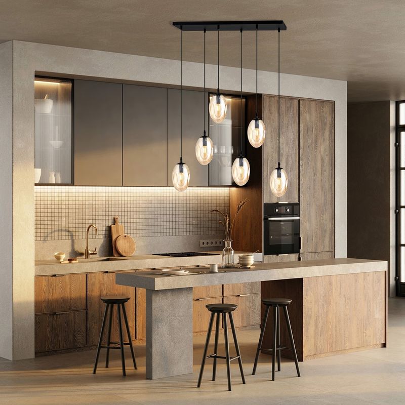 Emibig Lighting Taklampa ASTRAL 6 BL HONUNG
