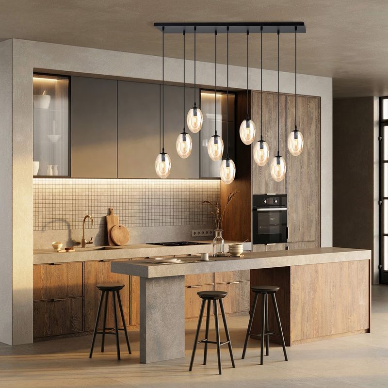 Emibig Lighting Taklampa ASTRAL 9 BL HONUNG