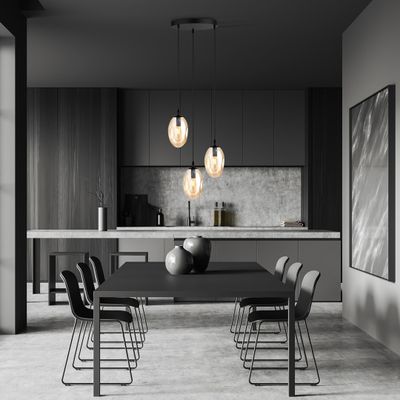 Emibig Lighting Taklampa ASTRAL 3 BL PREMIUM HONUNG