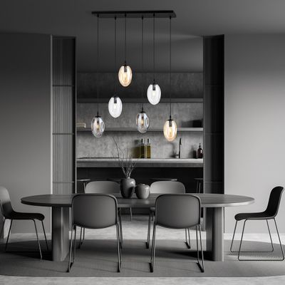 Emibig Lighting Taklampa ASTRAL 6 BL MIX
