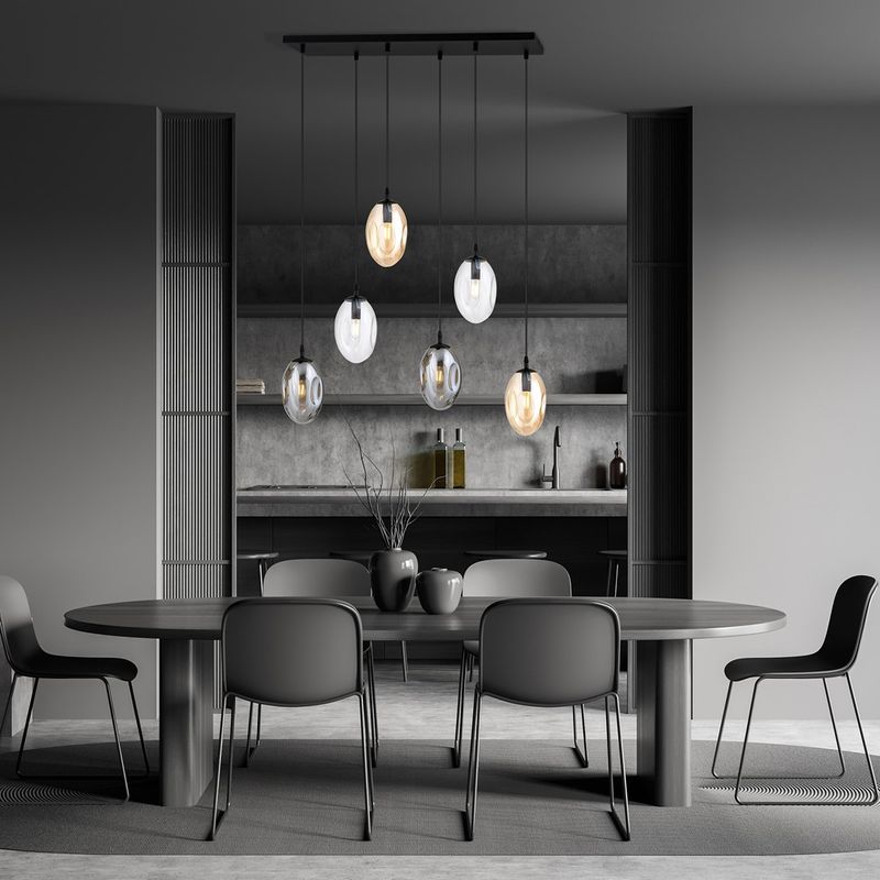 Emibig Lighting Taklampa ASTRAL 6 BL MIX