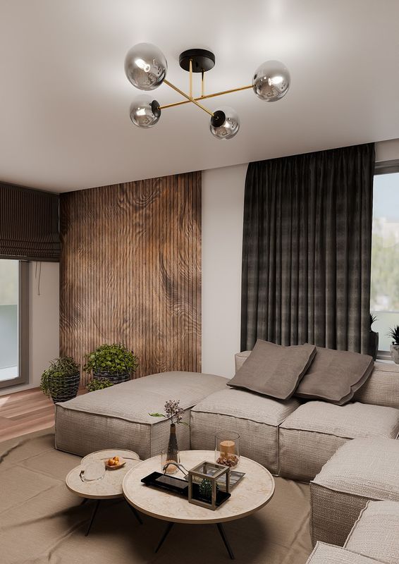 Emibig Lighting Taklampa MAGNUM 4 BL GRAFIT