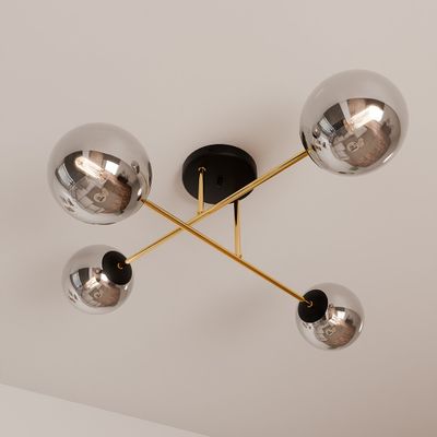 Emibig Lighting Taklampa MAGNUM 4 BL GRAFIT