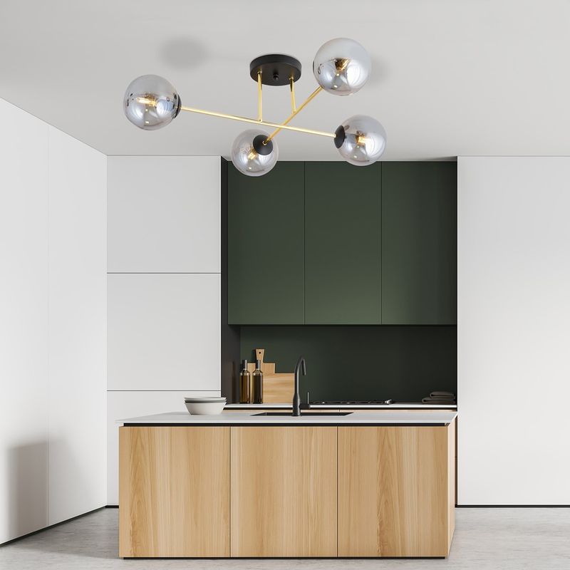 Emibig Lighting Taklampa MAGNUM 4 BL GRAFIT