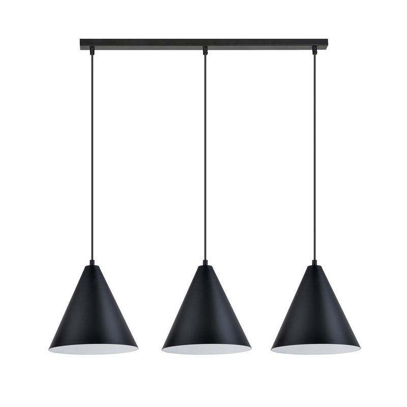 Emibig Lighting Taklampa REBEL 3 SVART/VIT