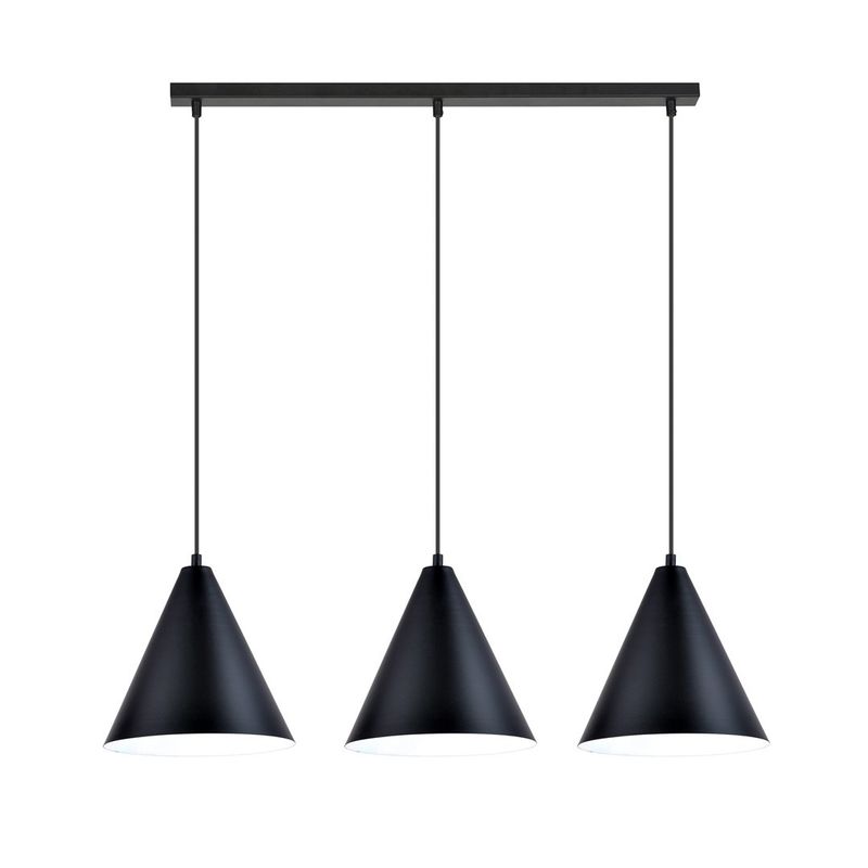 Emibig Lighting Taklampa REBEL 3 SVART/VIT