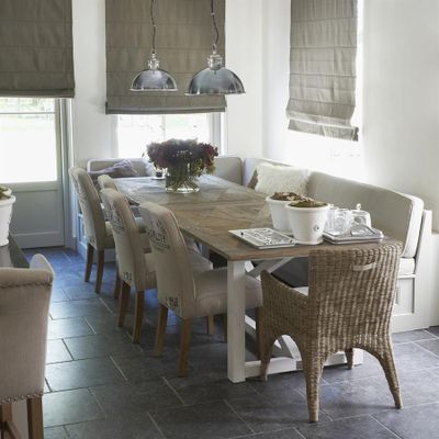 Riviera Maison Chateau Chassigny matbord 220x100 cm brun
