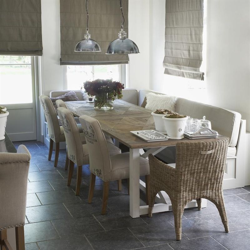 Riviera Maison Chateau Chassigny matbord 220x100 cm brun