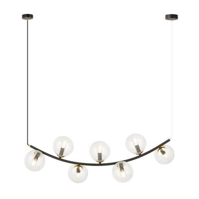 Emibig Lighting Taklampa RITZ 7 BL TRANSPARENT