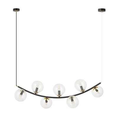 Emibig Lighting Taklampa RITZ 7 BL TRANSPARENT