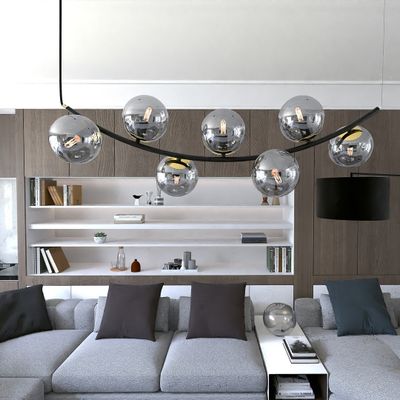 Emibig Lighting Taklampa RITZ 7 BL GRAFIT