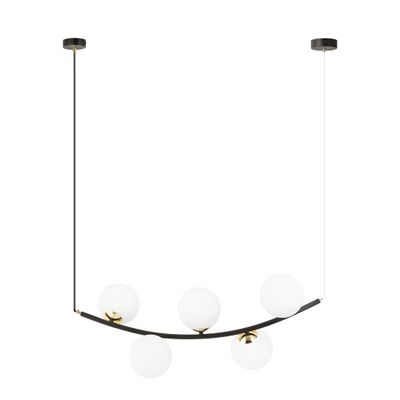 Emibig Lighting Taklampa RITZ 5 BL OPAL