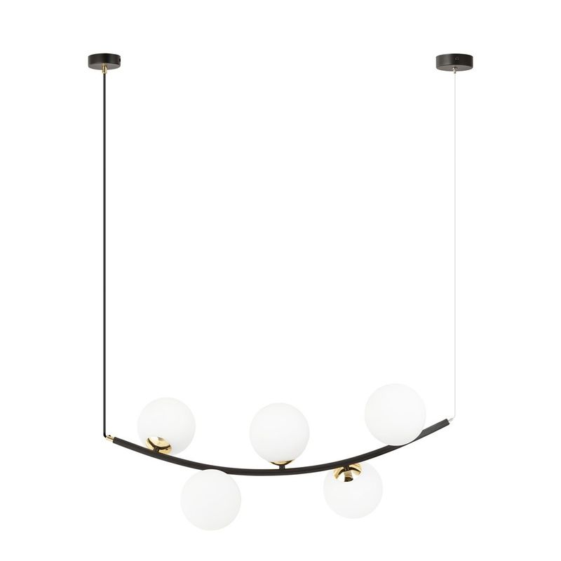 Emibig Lighting Taklampa RITZ 5 BL OPAL