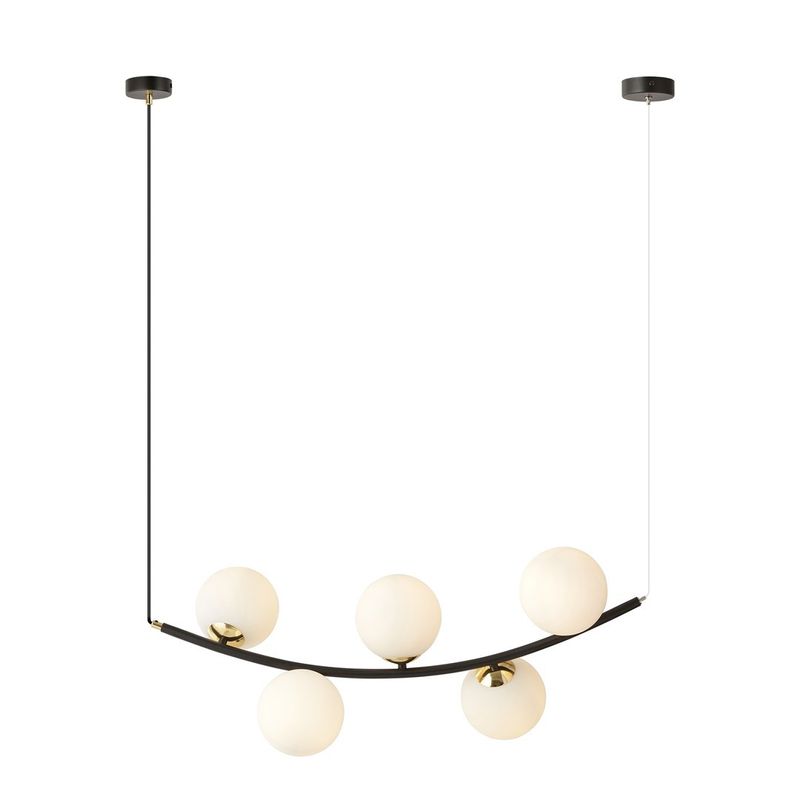 Emibig Lighting Taklampa RITZ 5 BL OPAL