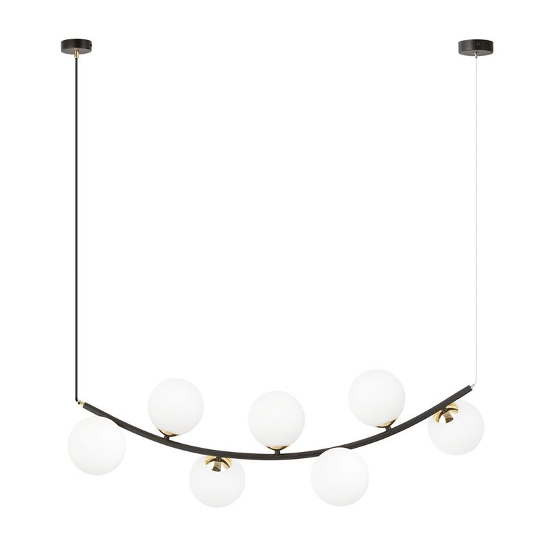 Emibig Lighting Taklampa RITZ 7 BL OPAL