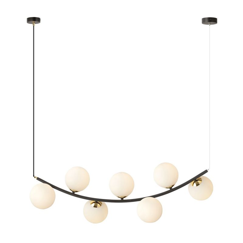 Emibig Lighting Taklampa RITZ 7 BL OPAL
