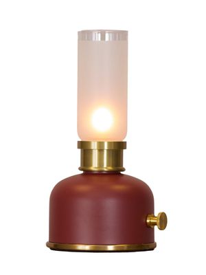 PR Home Frida bordslampa Mörkröd mässing 11x2