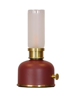 PR Home Frida bordslampa Mörkröd mässing 11x2