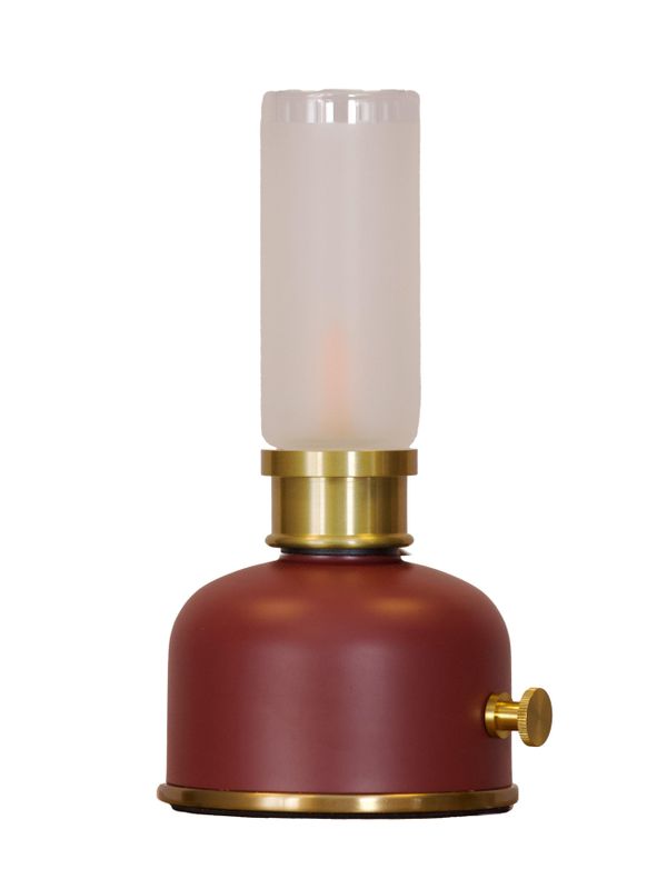 PR Home Frida bordslampa Mörkröd mässing 11x2
