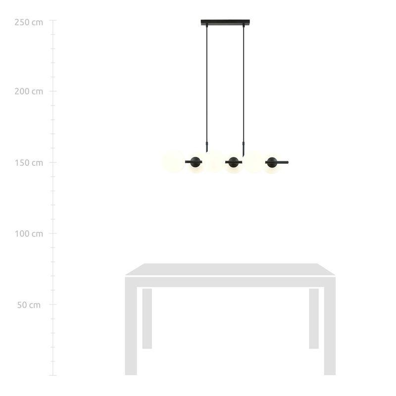 Emibig Lighting Taklampa RORY 6 OPAL