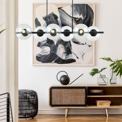 Emibig Lighting Taklampa RORY 6 TRANSPARENT