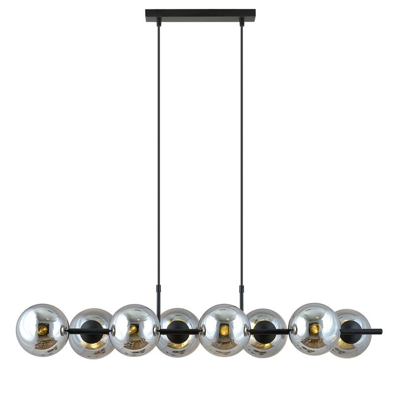 Emibig Lighting Taklampa RORY 8 GRAFIT