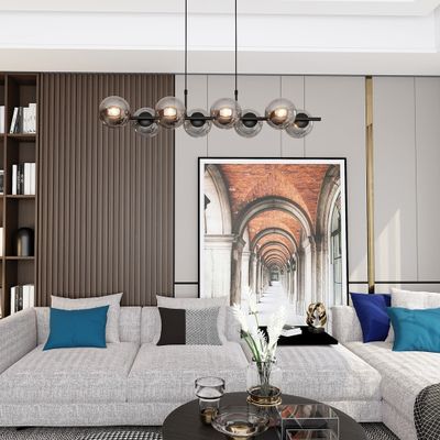 Emibig Lighting Taklampa RORY 8 GRAFIT