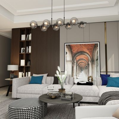 Emibig Lighting Taklampa RORY 8 GRAFIT