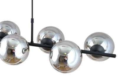 Emibig Lighting Taklampa RORY 8 GRAFIT