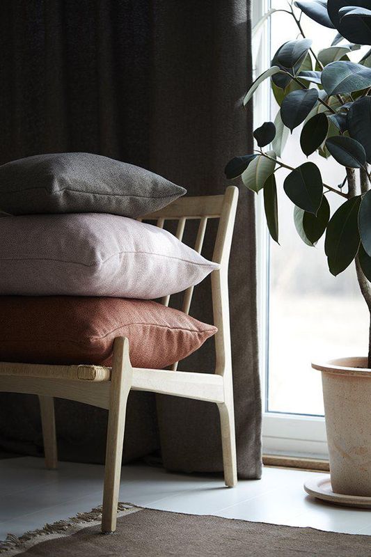 Svanefors Greenwich Kuddfodral Rost 60x60 cm