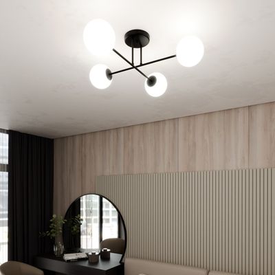Emibig Lighting Taklampa ROMA 4 BL OPAL