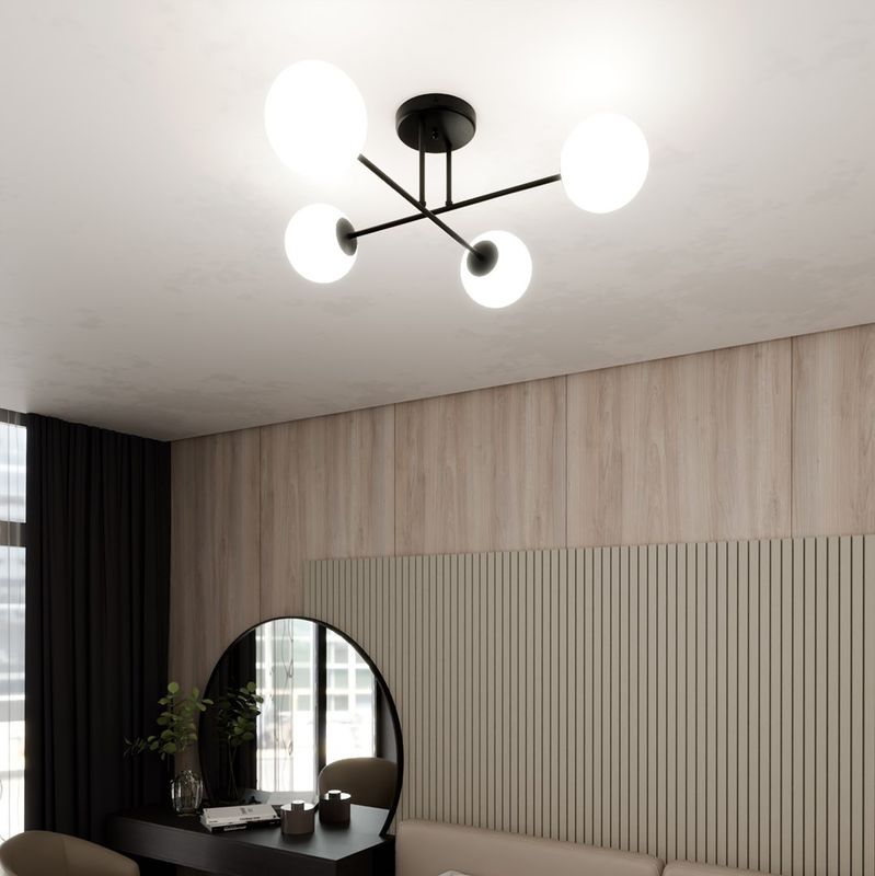 Emibig Lighting Taklampa ROMA 4 BL OPAL