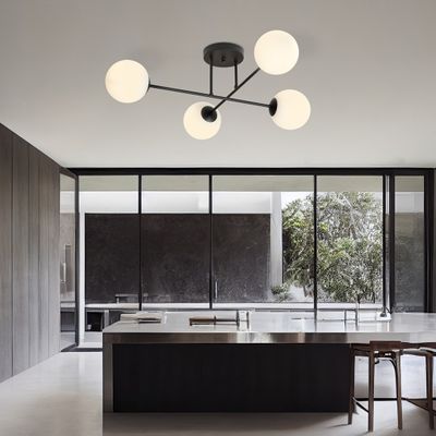 Emibig Lighting Taklampa ROMA 4 BL OPAL