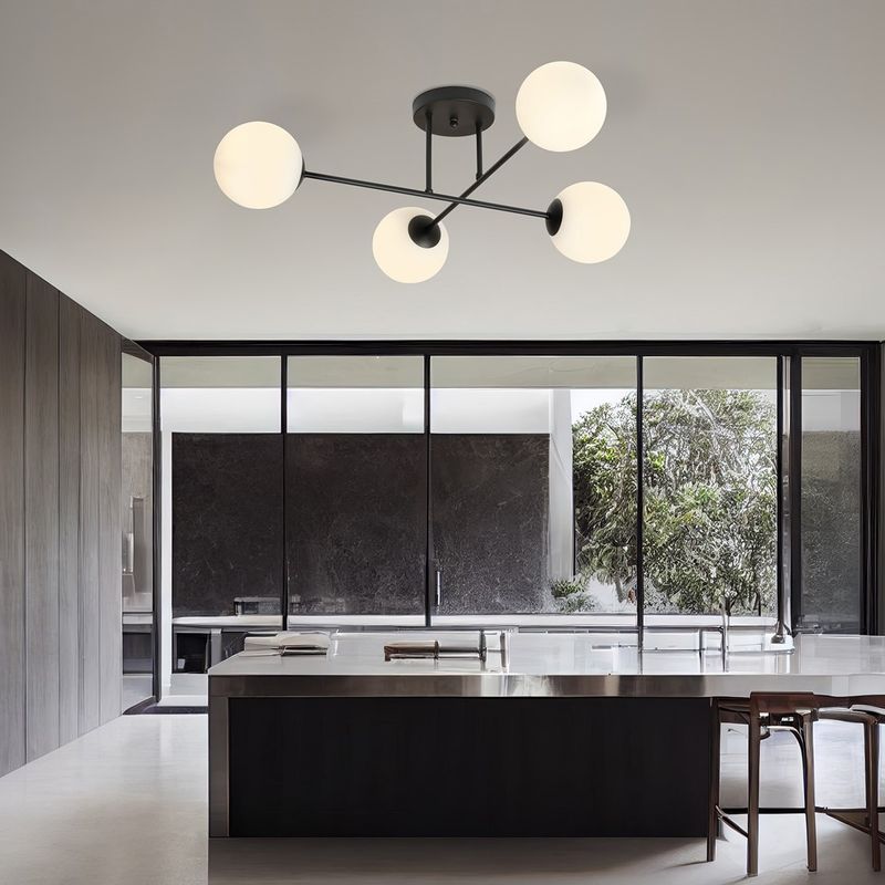 Emibig Lighting Taklampa ROMA 4 BL OPAL