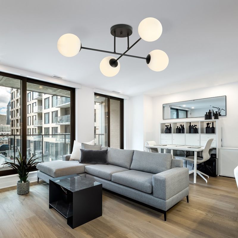 Emibig Lighting Taklampa ROMA 4 BL OPAL