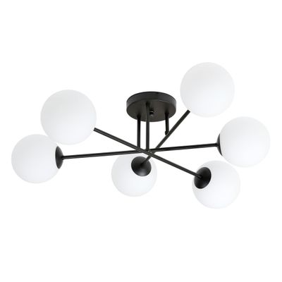 Emibig Lighting Taklampa ROMA 6 BL OPAL