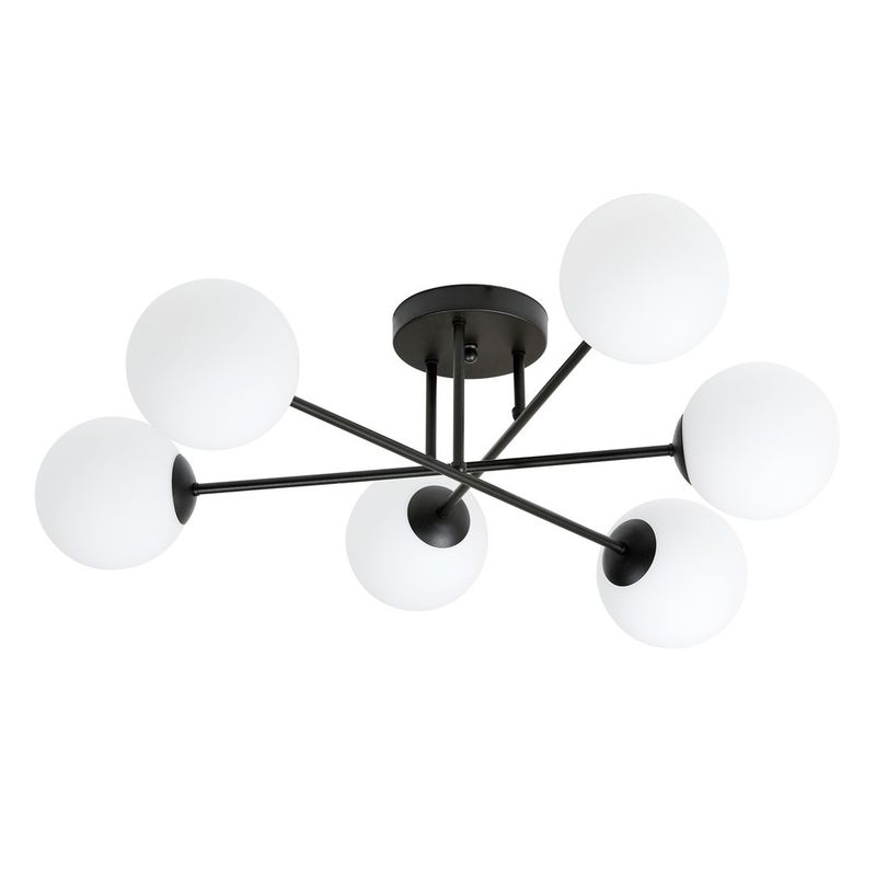 Emibig Lighting Taklampa ROMA 6 BL OPAL