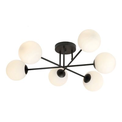 Emibig Lighting Taklampa ROMA 6 BL OPAL