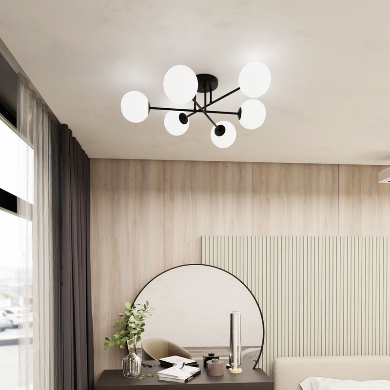 Emibig Lighting Taklampa ROMA 6 BL OPAL