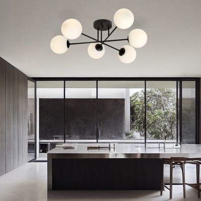 Emibig Lighting Taklampa ROMA 6 BL OPAL
