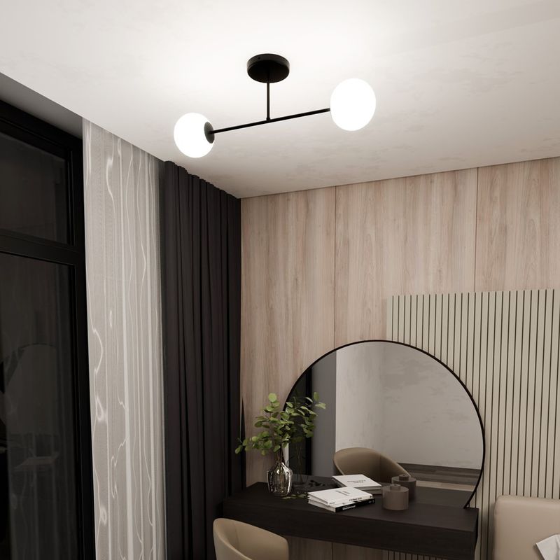 Emibig Lighting Taklampa ROMA 2 BL OPAL