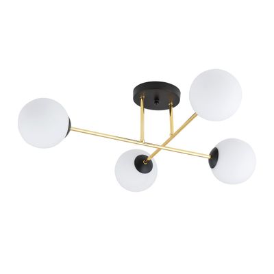Emibig Lighting Taklampa MAGNUM 4 BL OPAL