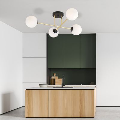Emibig Lighting Taklampa MAGNUM 4 BL OPAL