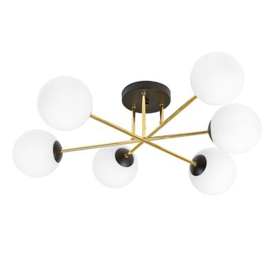 Emibig Lighting Taklampa MAGNUM 6 BL OPAL