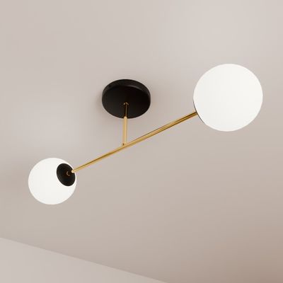 Emibig Lighting Taklampa MAGNUM 2 BL OPAL
